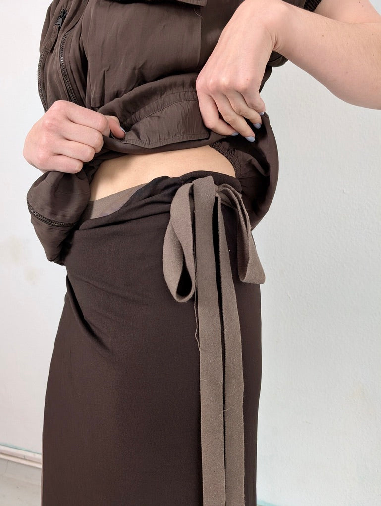 Jean Paul Gaultier Organza Wrap-Skirt