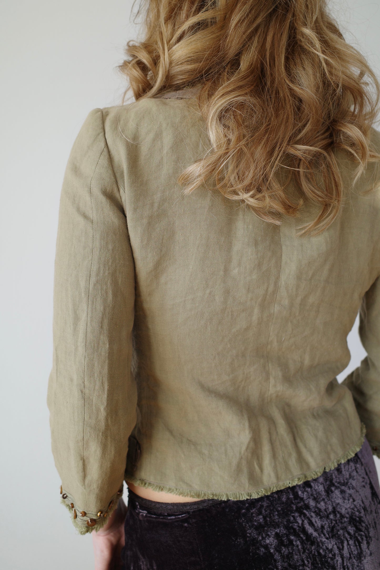 MOSCHINO S/S 2007 LINEN BLAZER