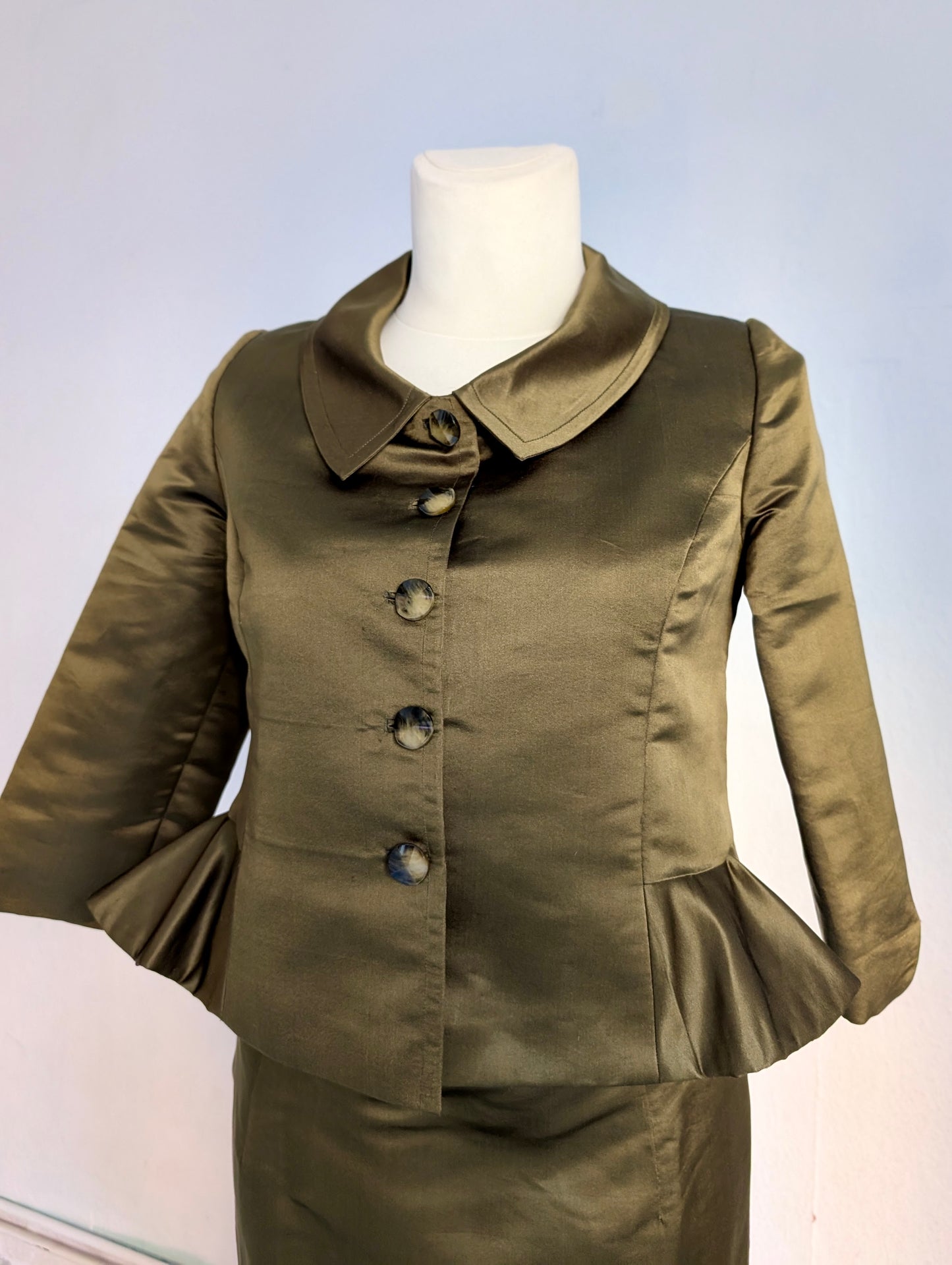 Vintage Satin Two-Piece