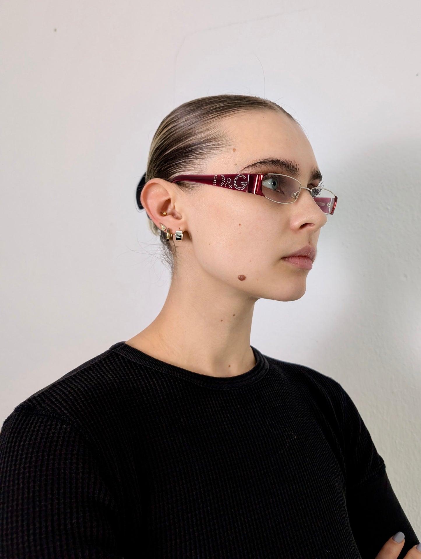 DOLCE & GABBANA RHINESTONE GLASSES