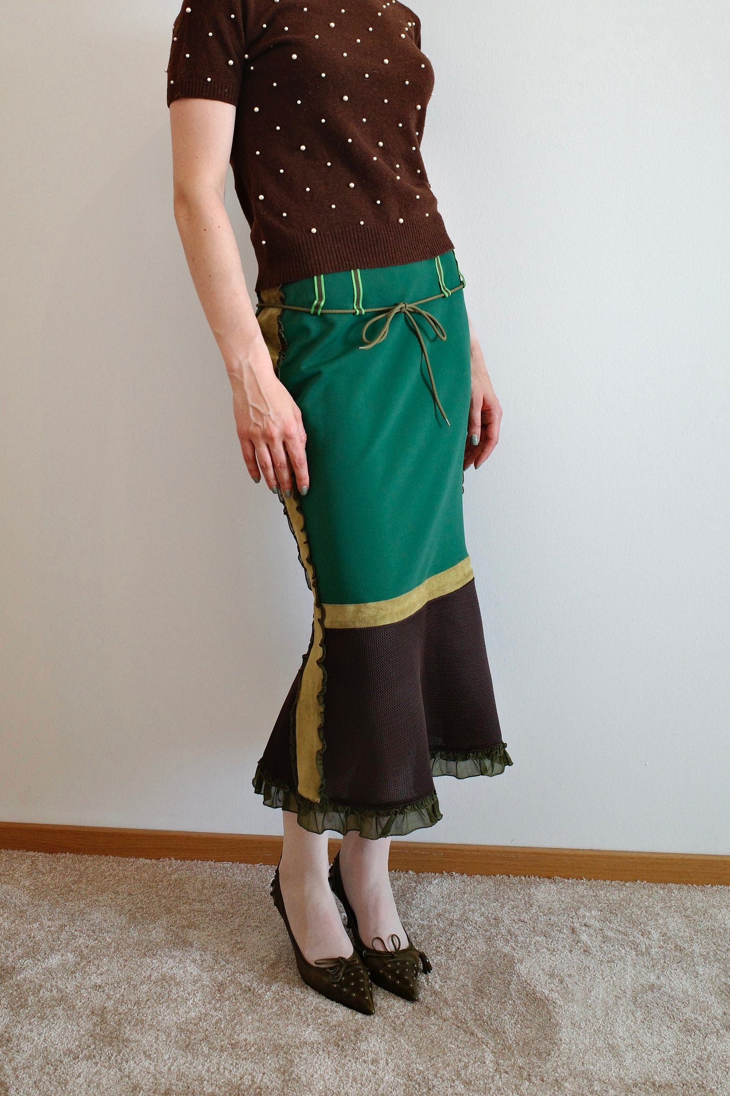 MIU MIU F/W1999 MESH SKIRT