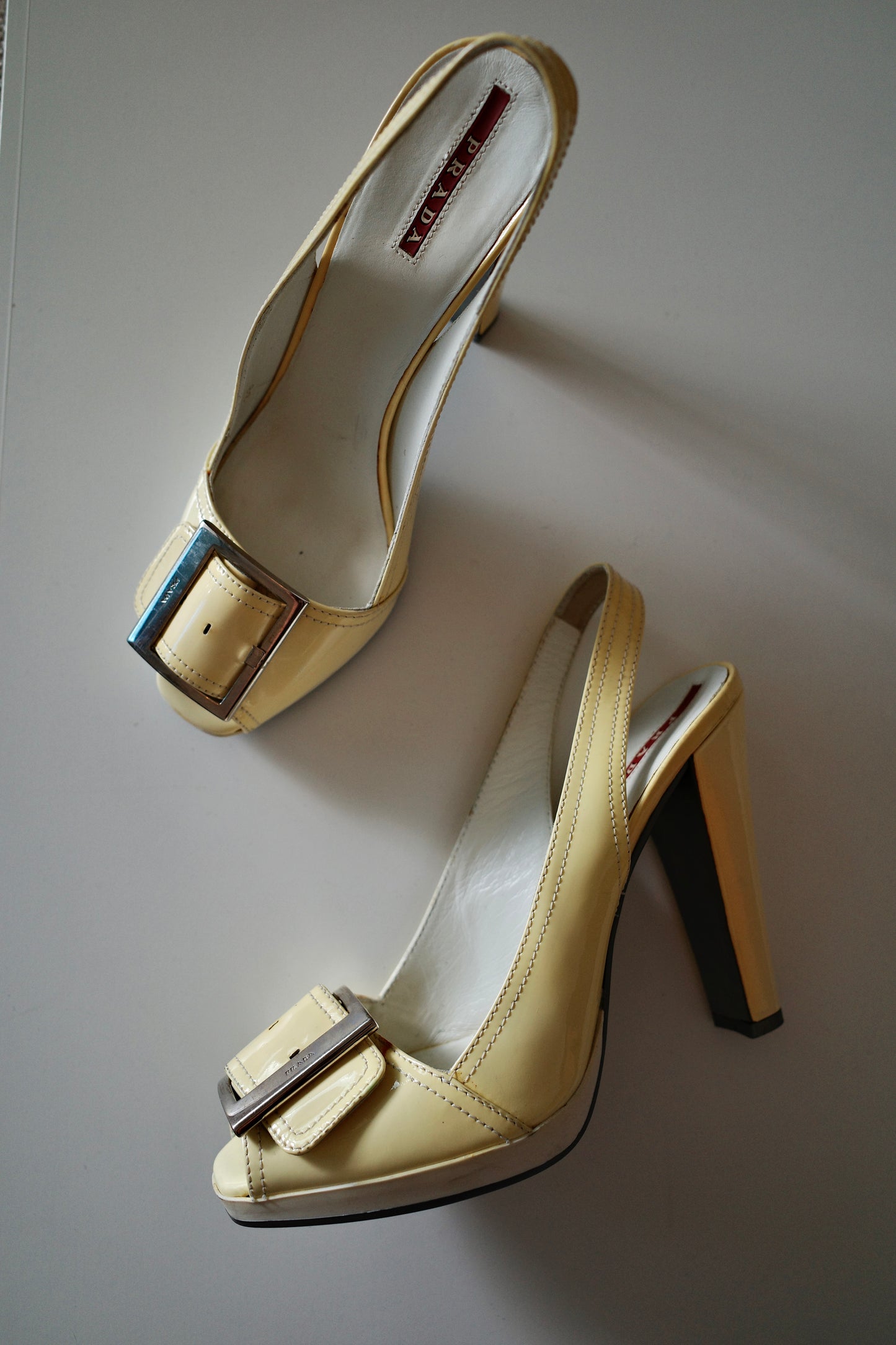 PRADA PEEPTOE SANDALS