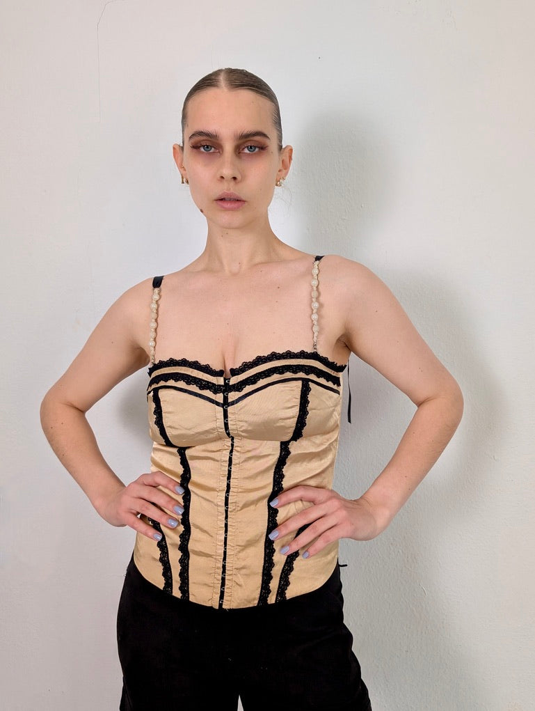 Golden Strap Corset