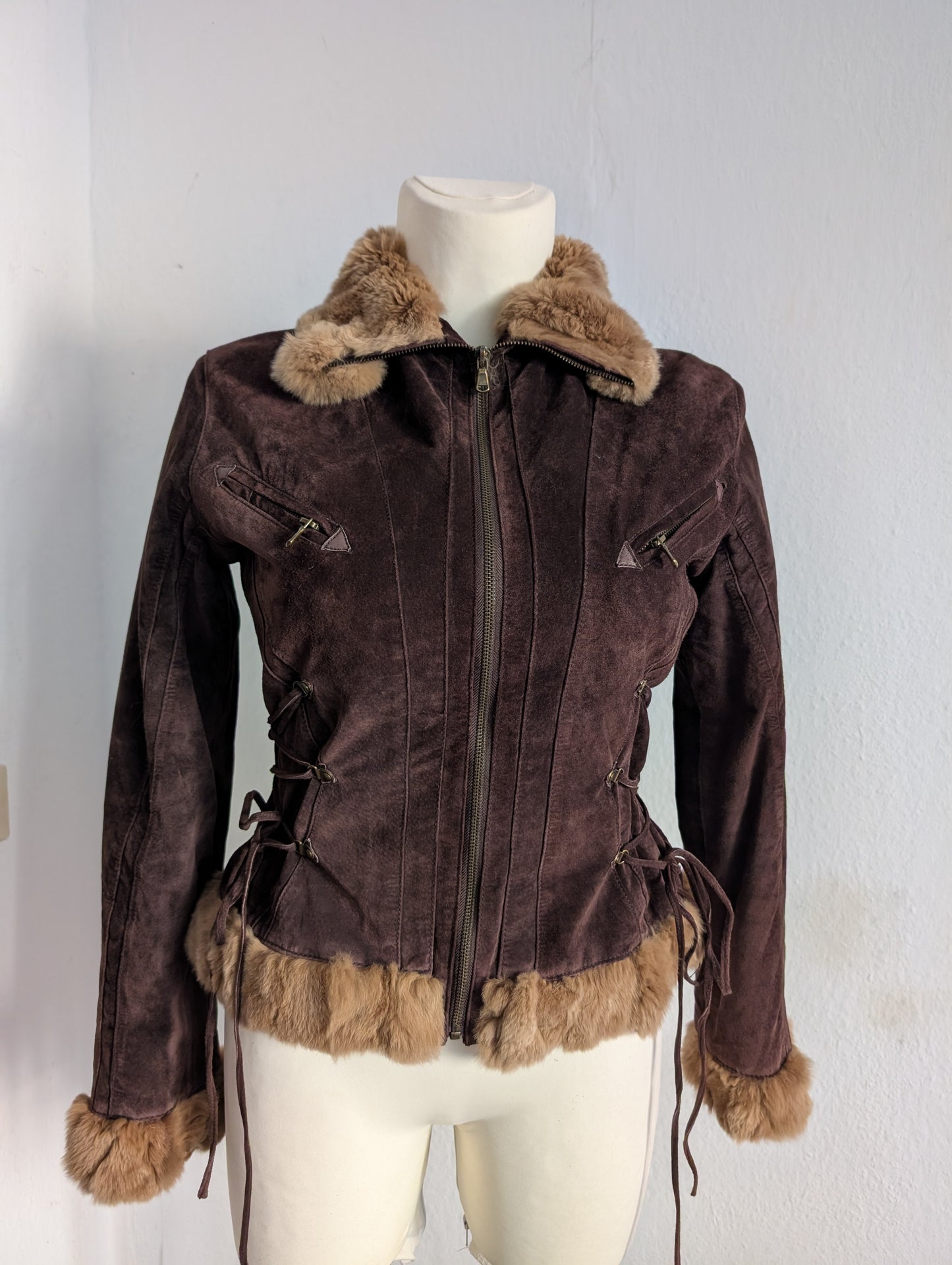 Conbipel Fitted Leatherjacket