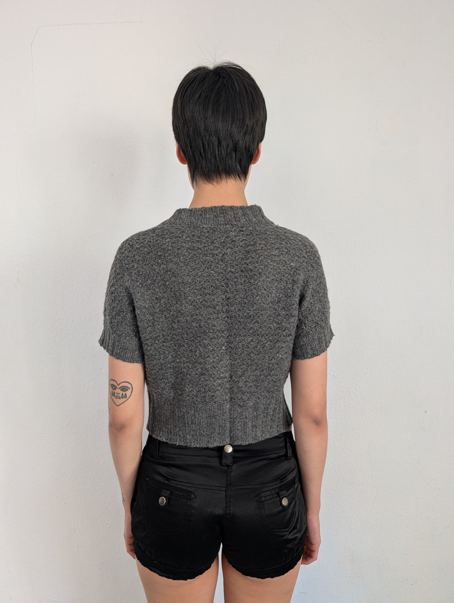 Knit Bolero with Buttons