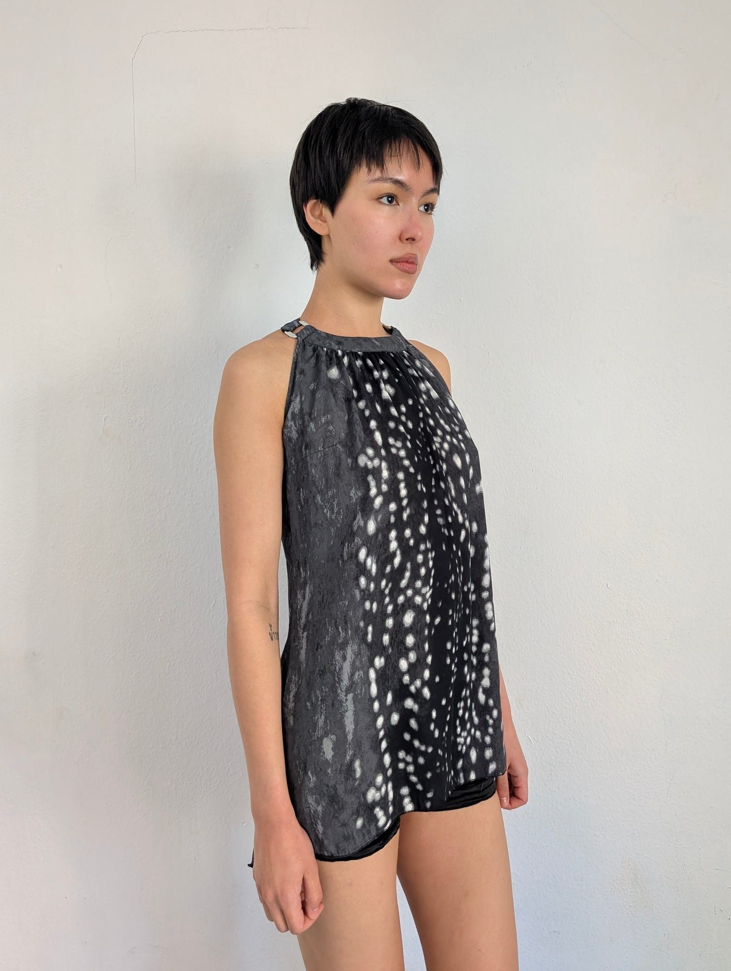 Silky Deer Shirtdress