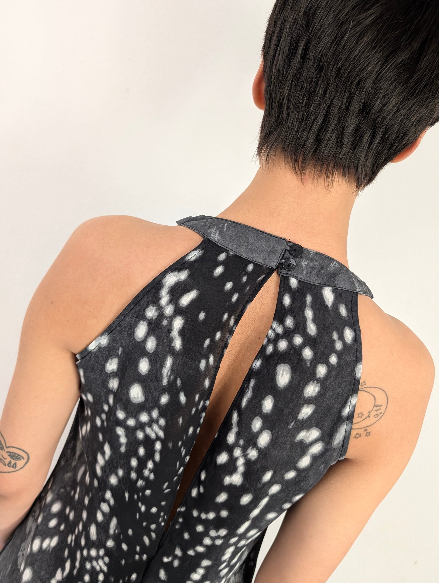 Silky Deer Shirtdress