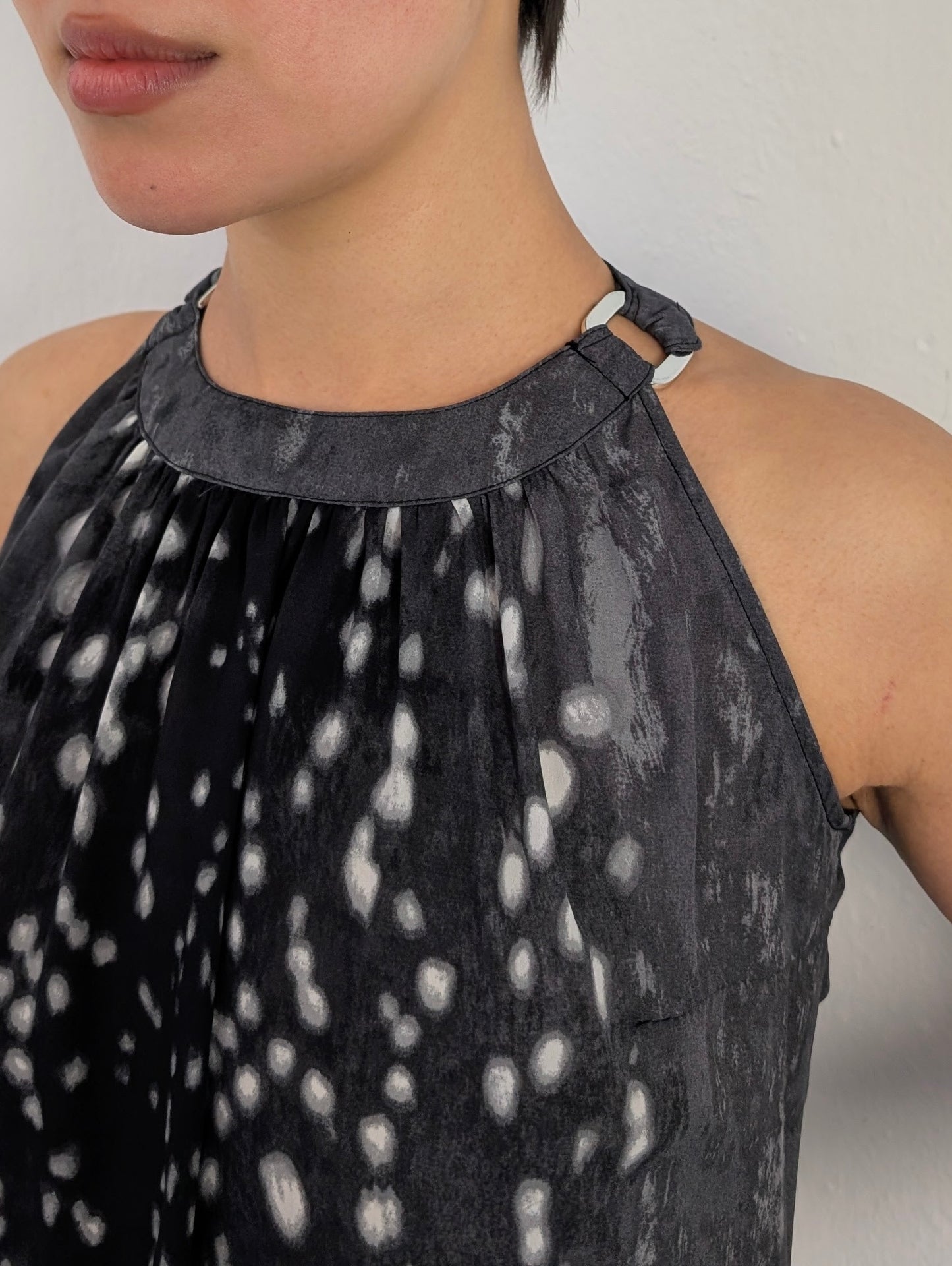 Silky Deer Shirtdress