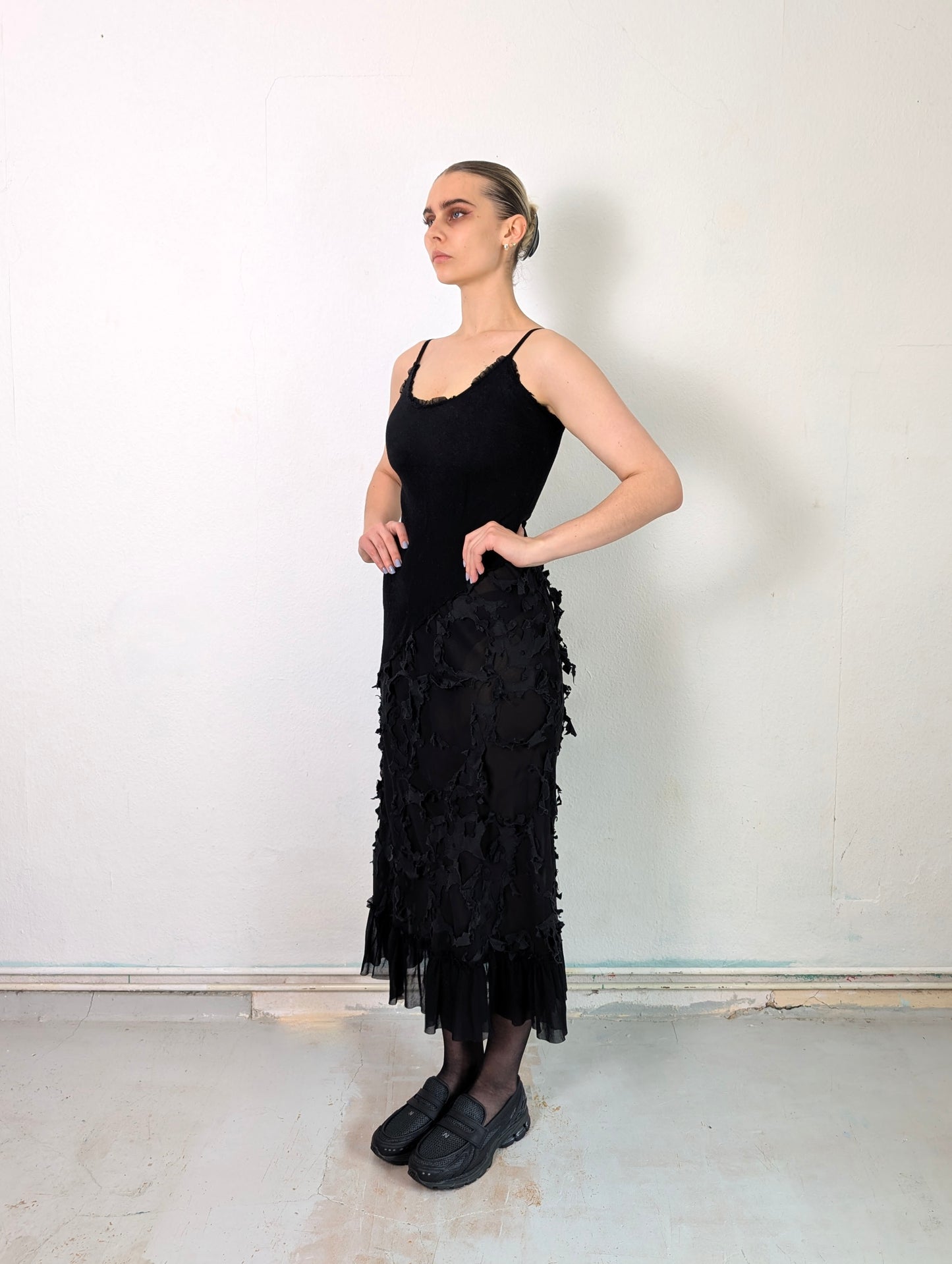 Distressed Camisole Dress