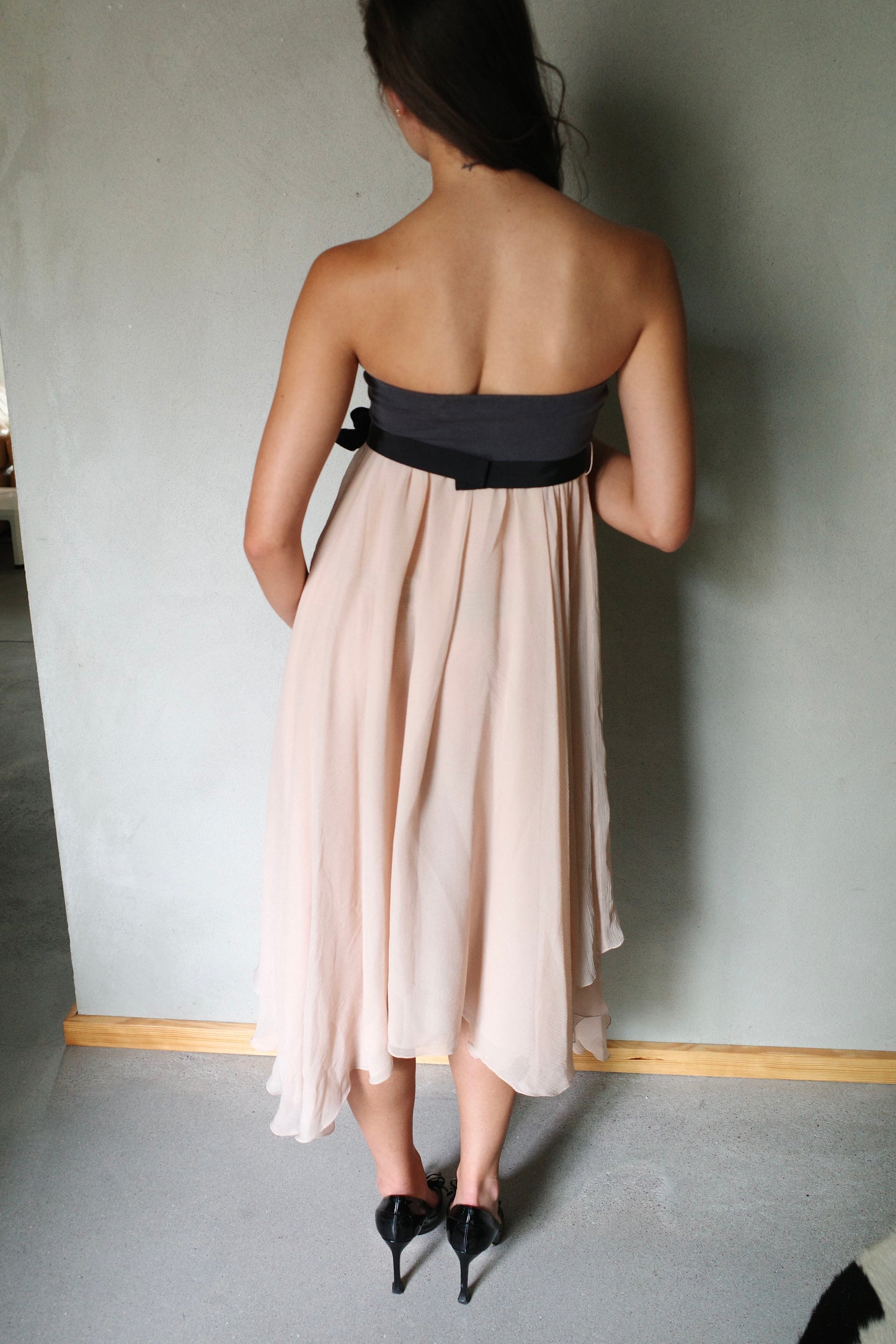 MARC BY MARC JACOBS S/S 2006 SILK BANDEAU DRESS