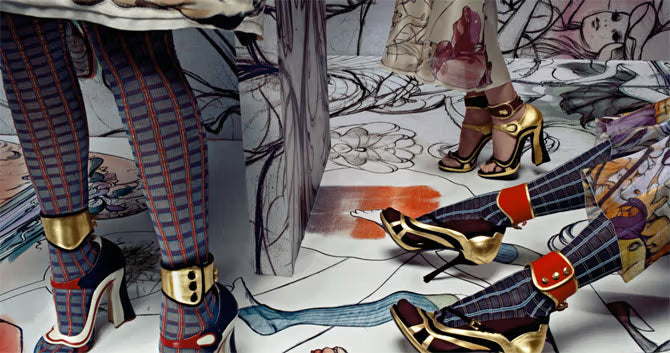 PRADA S/S 2008 HIGH KNEE SOCKS
