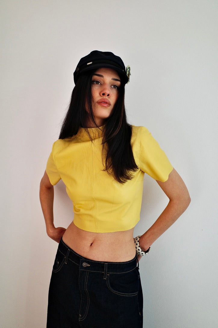 ITALIAN LEATHER BOLERO