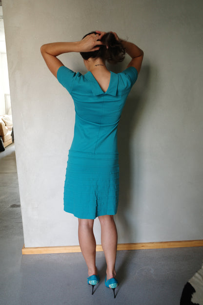 VINTAGE CHRISTINAEFFE SPACE AGE DRESS