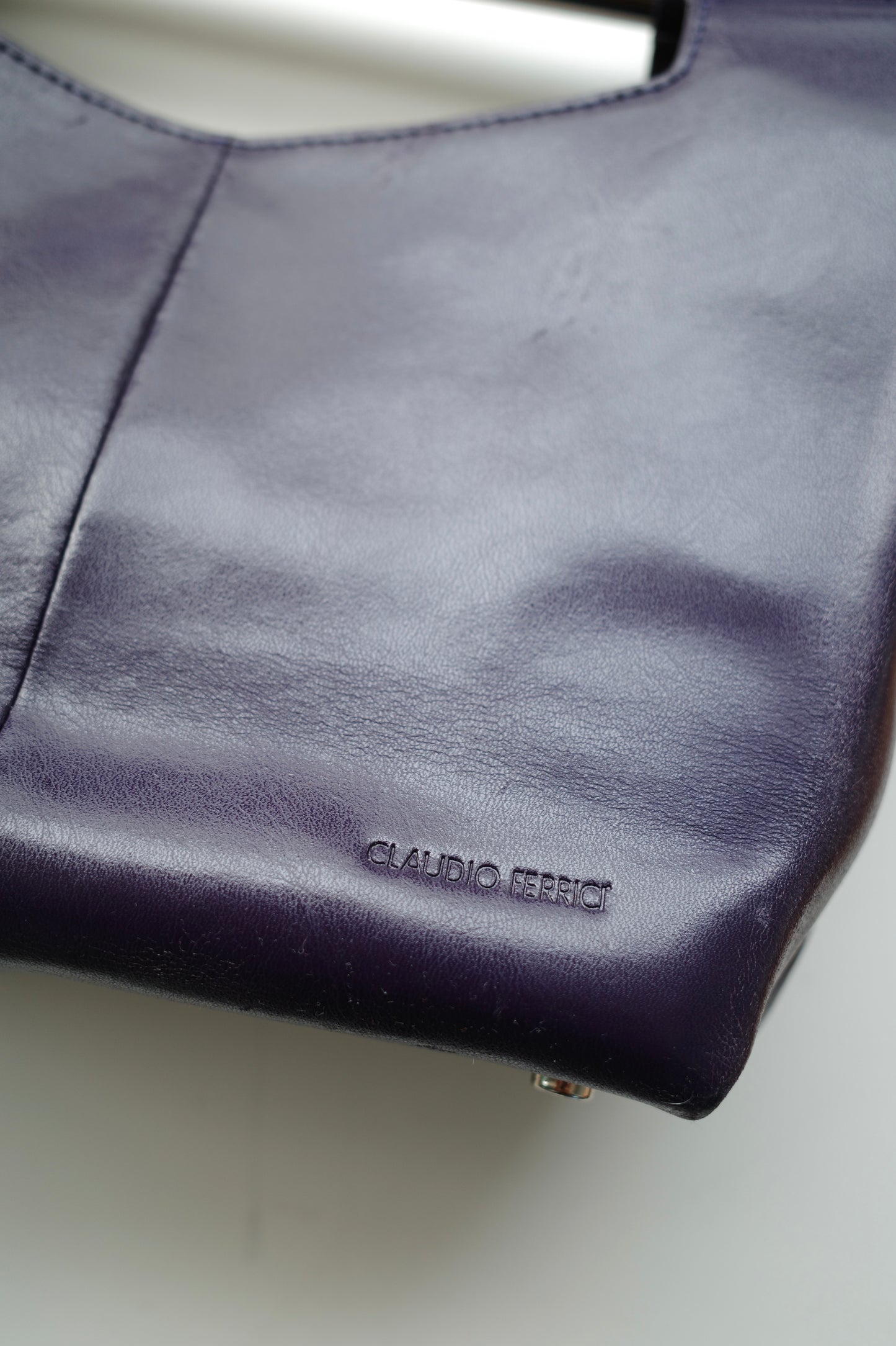CLAUDIO FERRICI LEATHER BAG