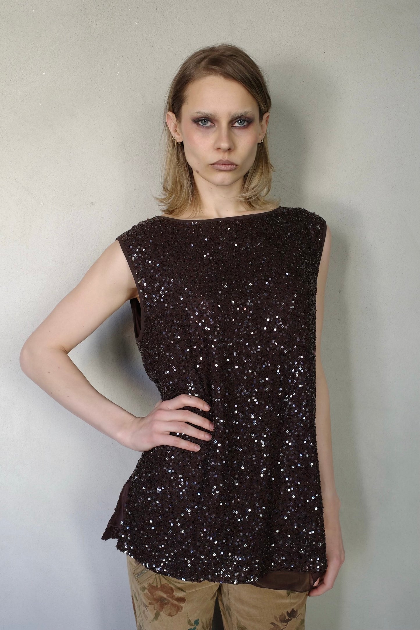 90s SEQUIN TANKTOP