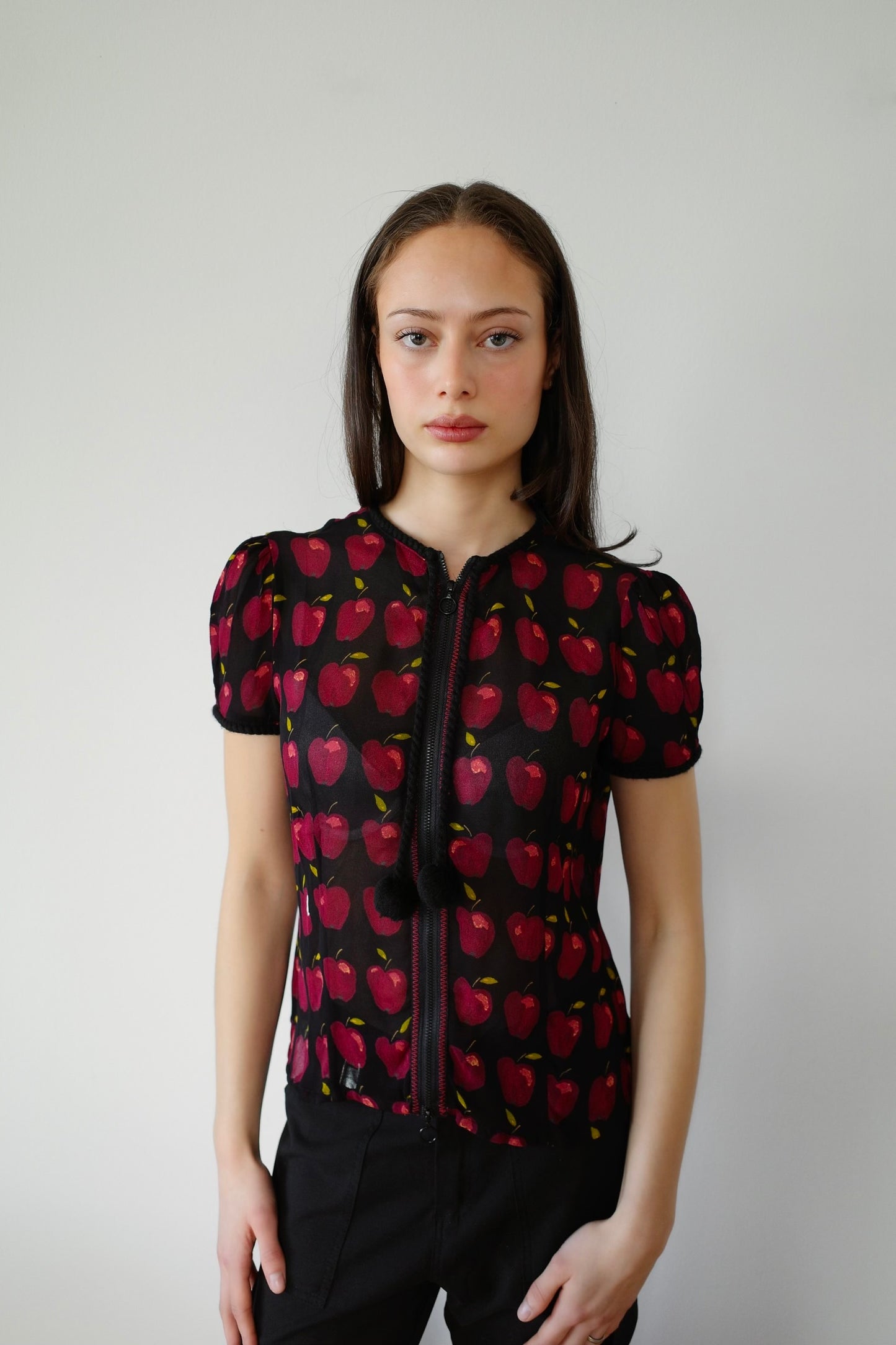 MOSCHINO F/W 2002 APPLE BLOUSE