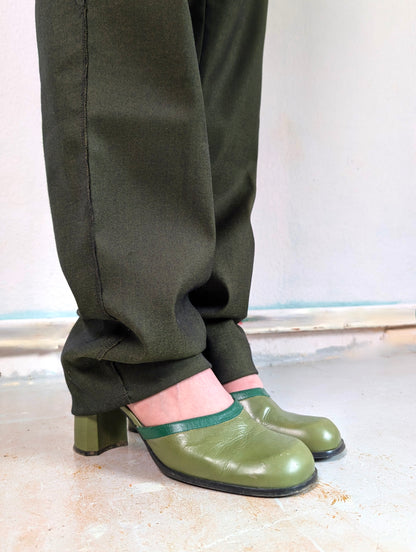 DOLCE & GABBANA OLIVE PANTS