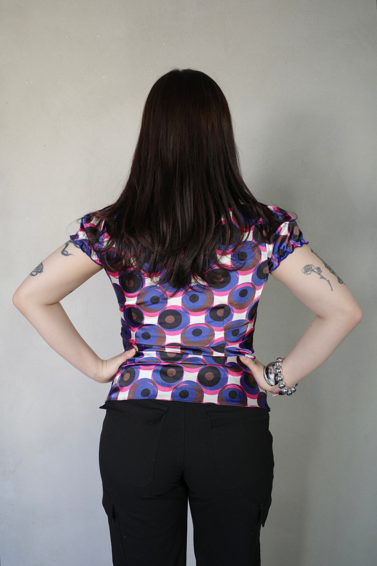 RETRO SATIN BLOUSE