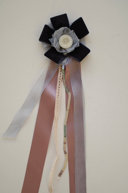 WILSON & WINONA BOW BROOCH