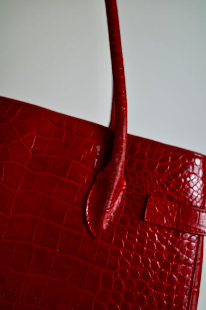 CROCODILE FIRKIN BAG