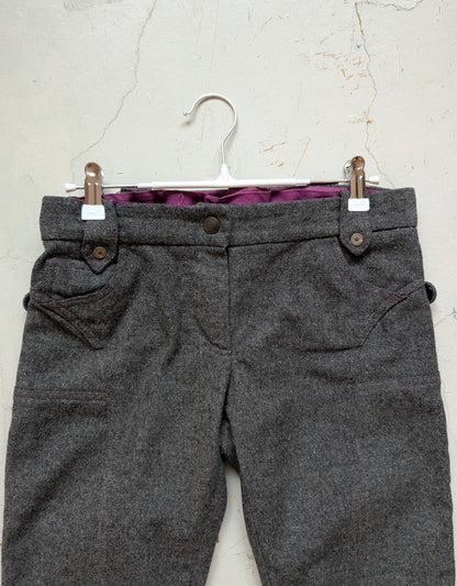 ROBERTO CAVALLI WOOL PANTS