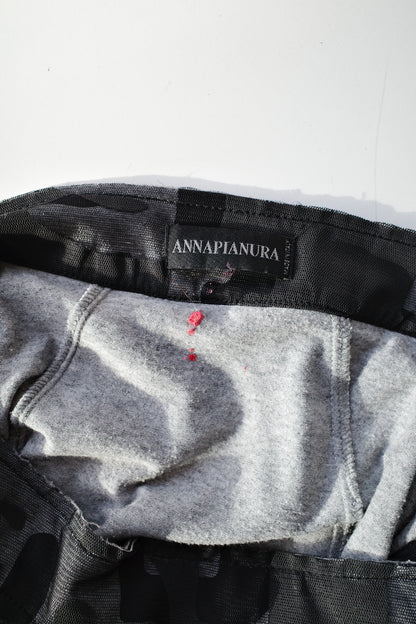 ANNA PIANURA MESH PRINT SKIRT