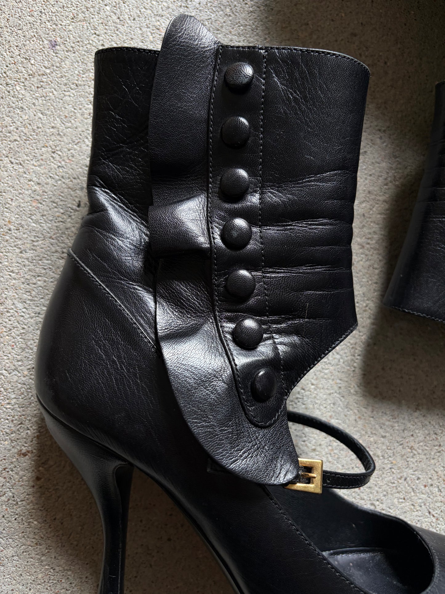 PRADA S/S 2008 "FAIRY" HEEL BOOTS