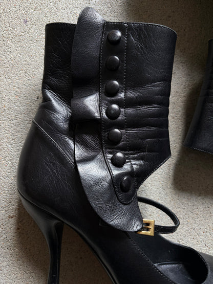 PRADA S/S 2008 "FAIRY" HEEL BOOTS