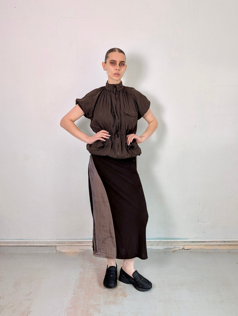 Jean Paul Gaultier Organza Wrap-Skirt