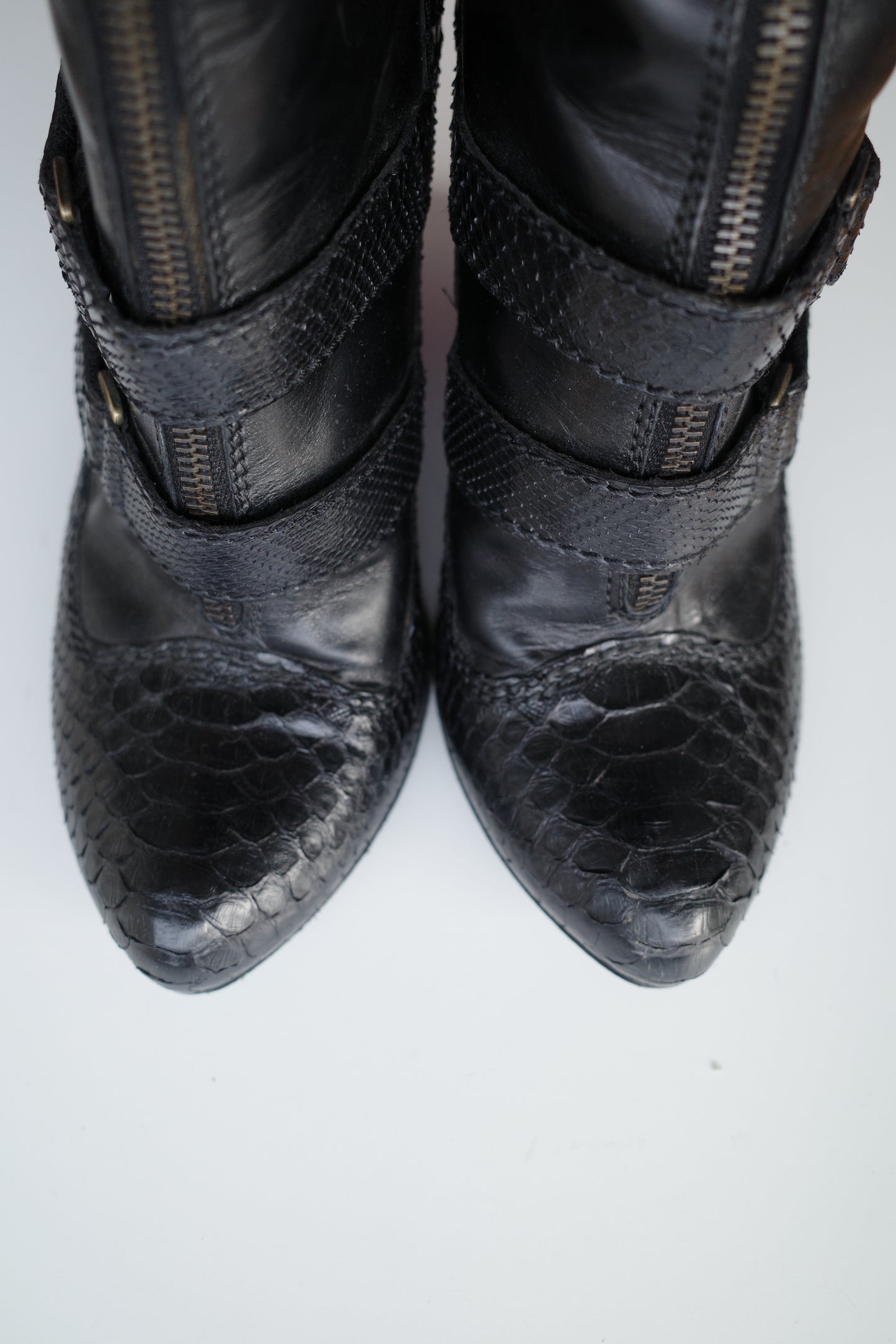 ALEXANDER MCQUEEN F/W 2006 PYTHON BOOTS