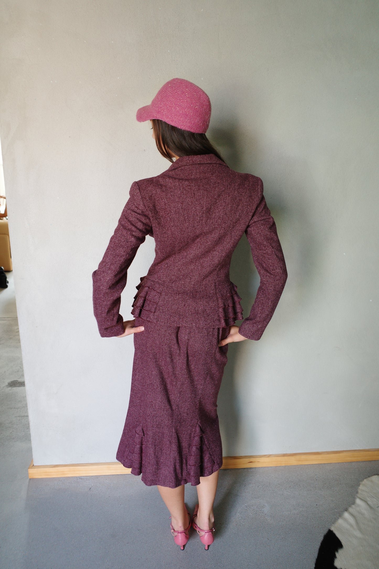 WOOL TWO-PIECE ENSEMBLE