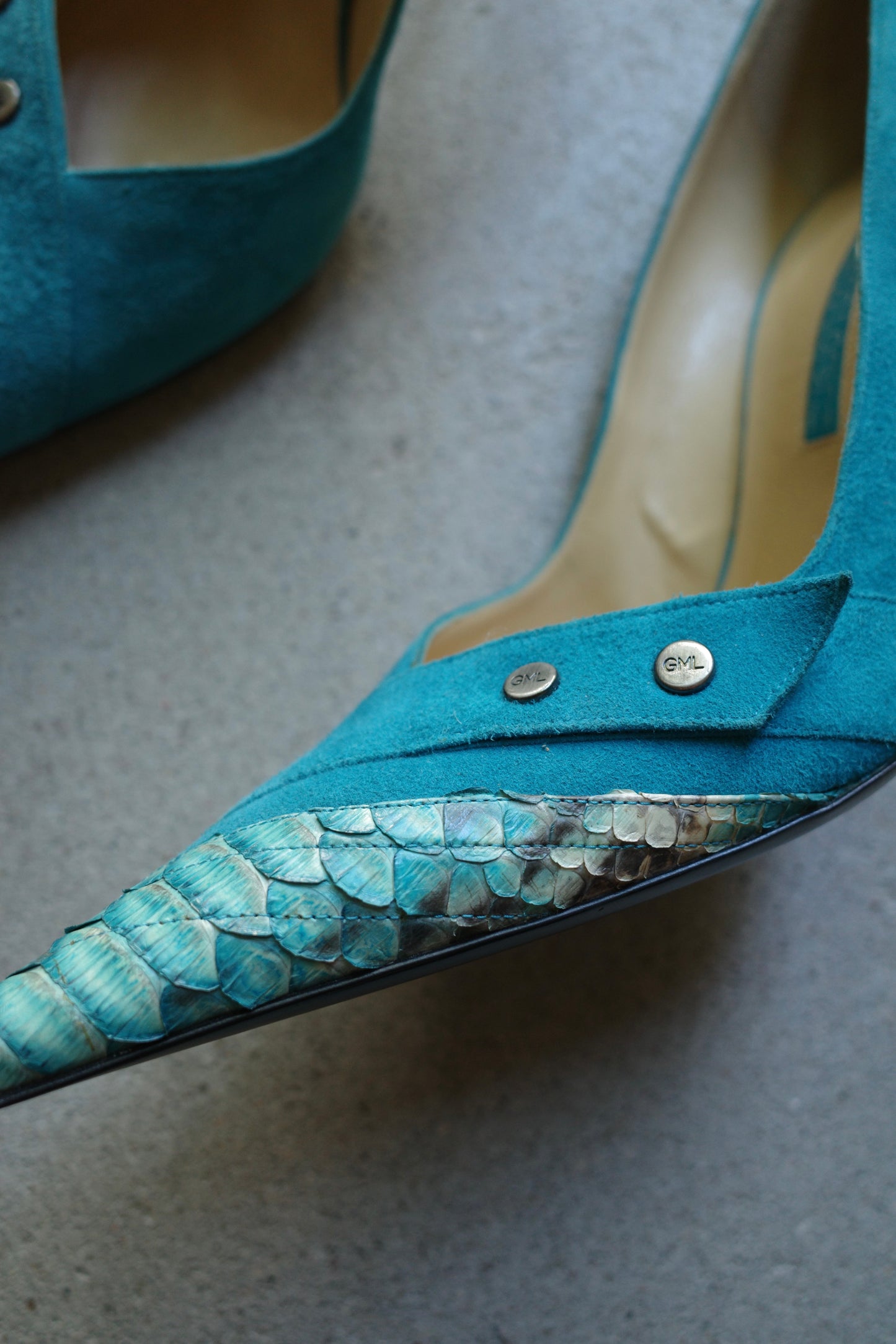 GIANMARCO LORENZI SNAKE STILETTOS