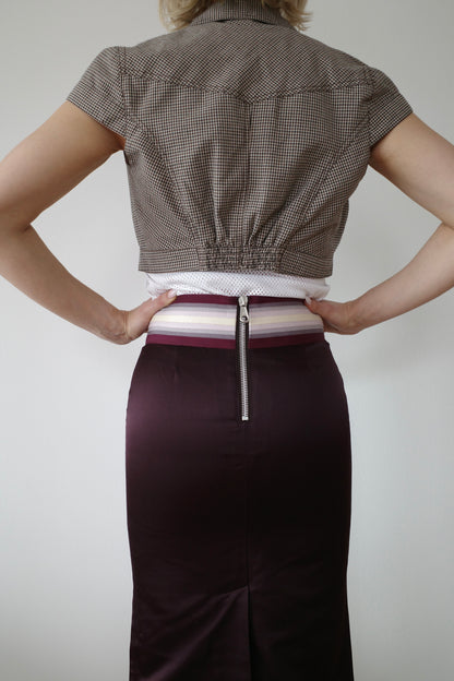 CHLOÉ FW 2002 PHEOBE PHILO SILK SKIRT