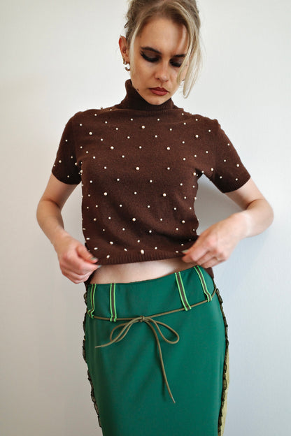 DOLCE & GABBANA PEARL TURLTNECK