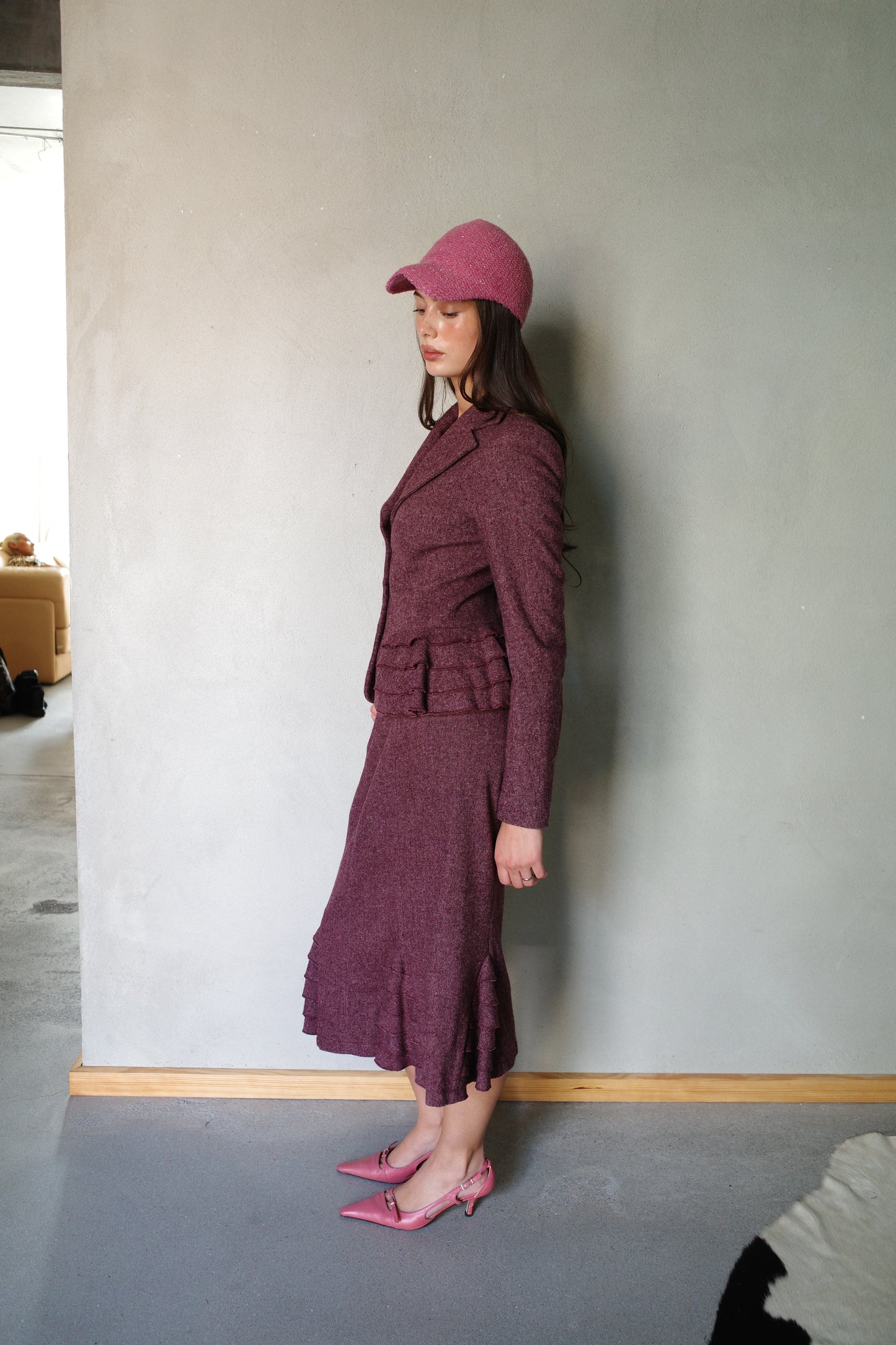 WOOL TWO-PIECE ENSEMBLE