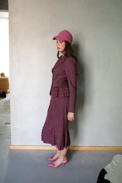 WOOL TWO-PIECE ENSEMBLE
