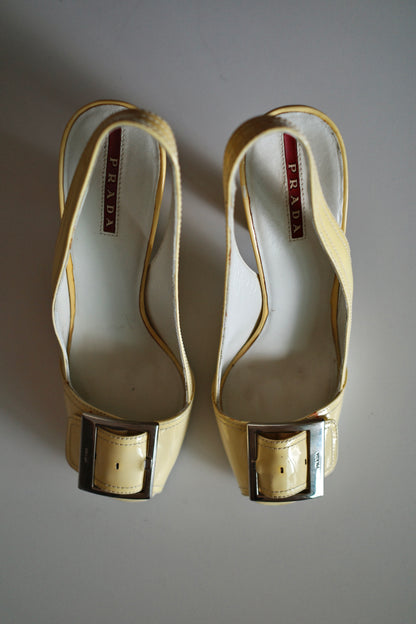 PRADA PEEPTOE SANDALS