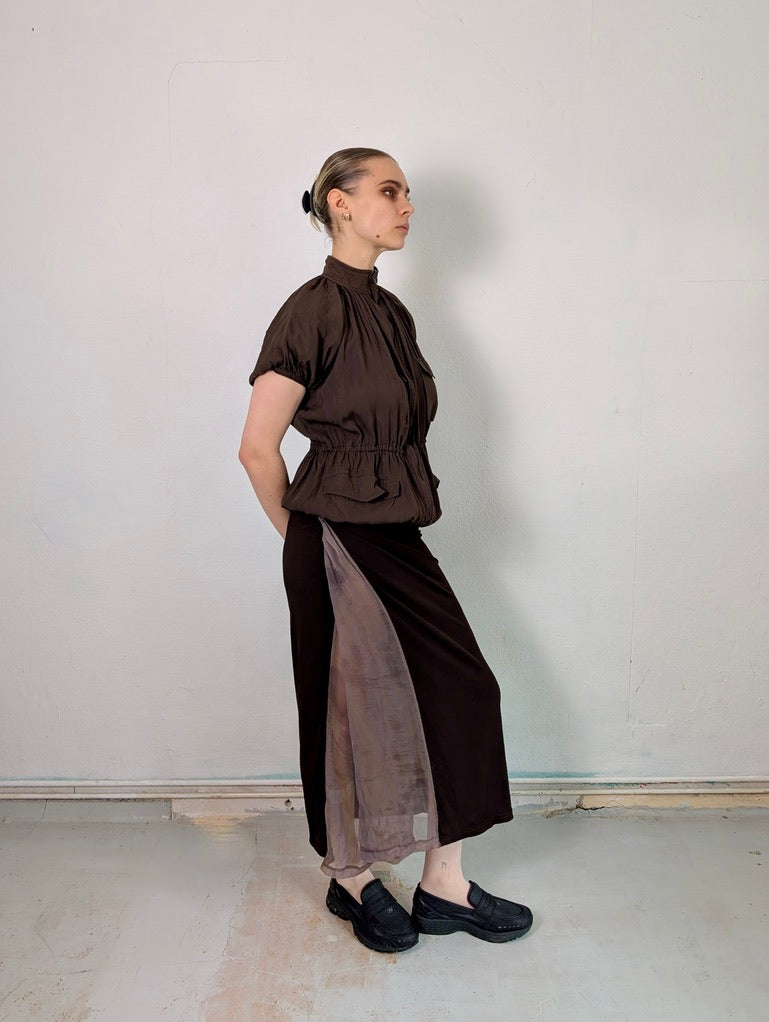 Jean Paul Gaultier Organza Wrap-Skirt