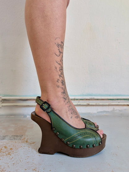 Marni Wedge Clogs