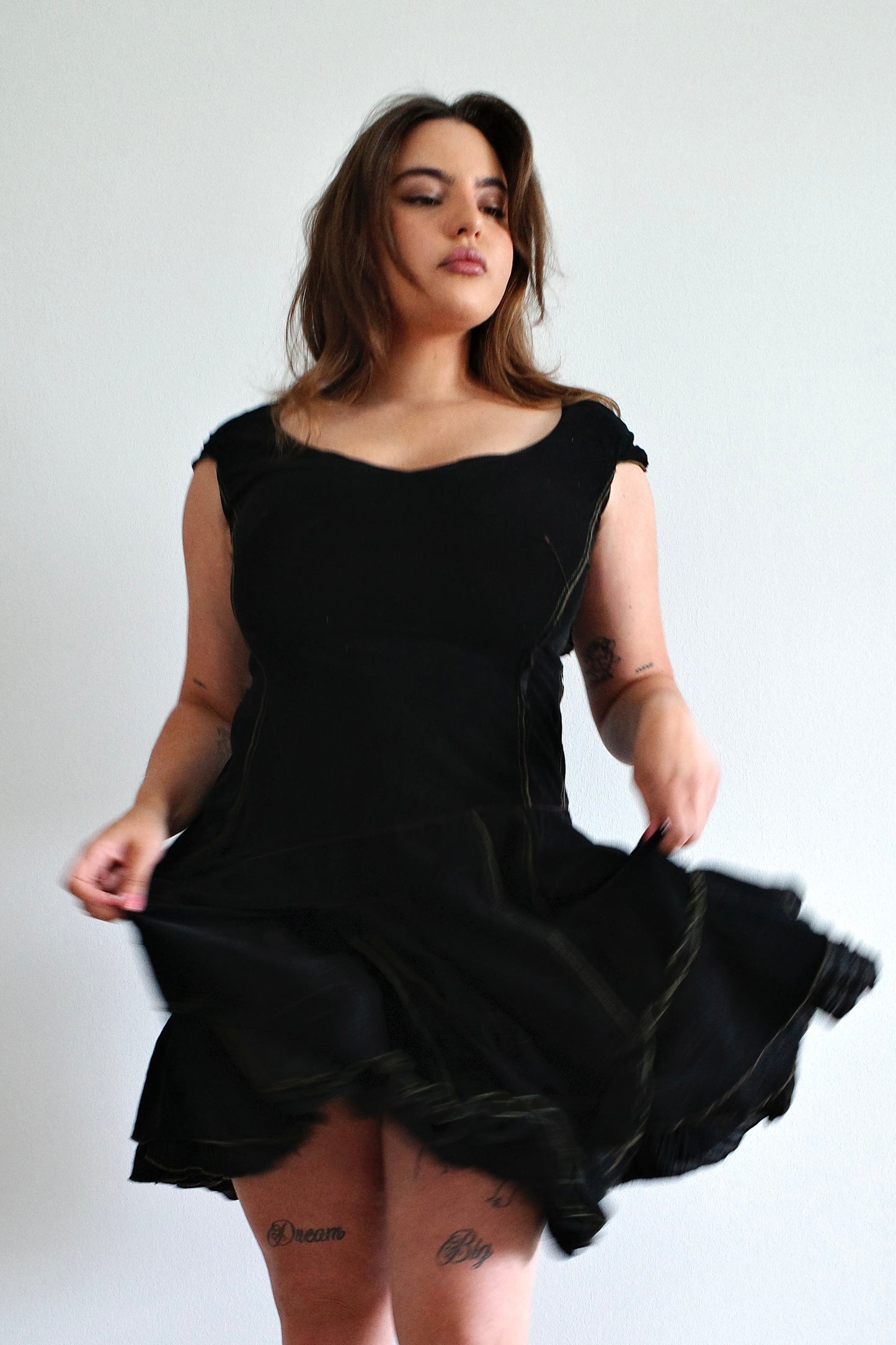 VINTAGE VELVET DRESS