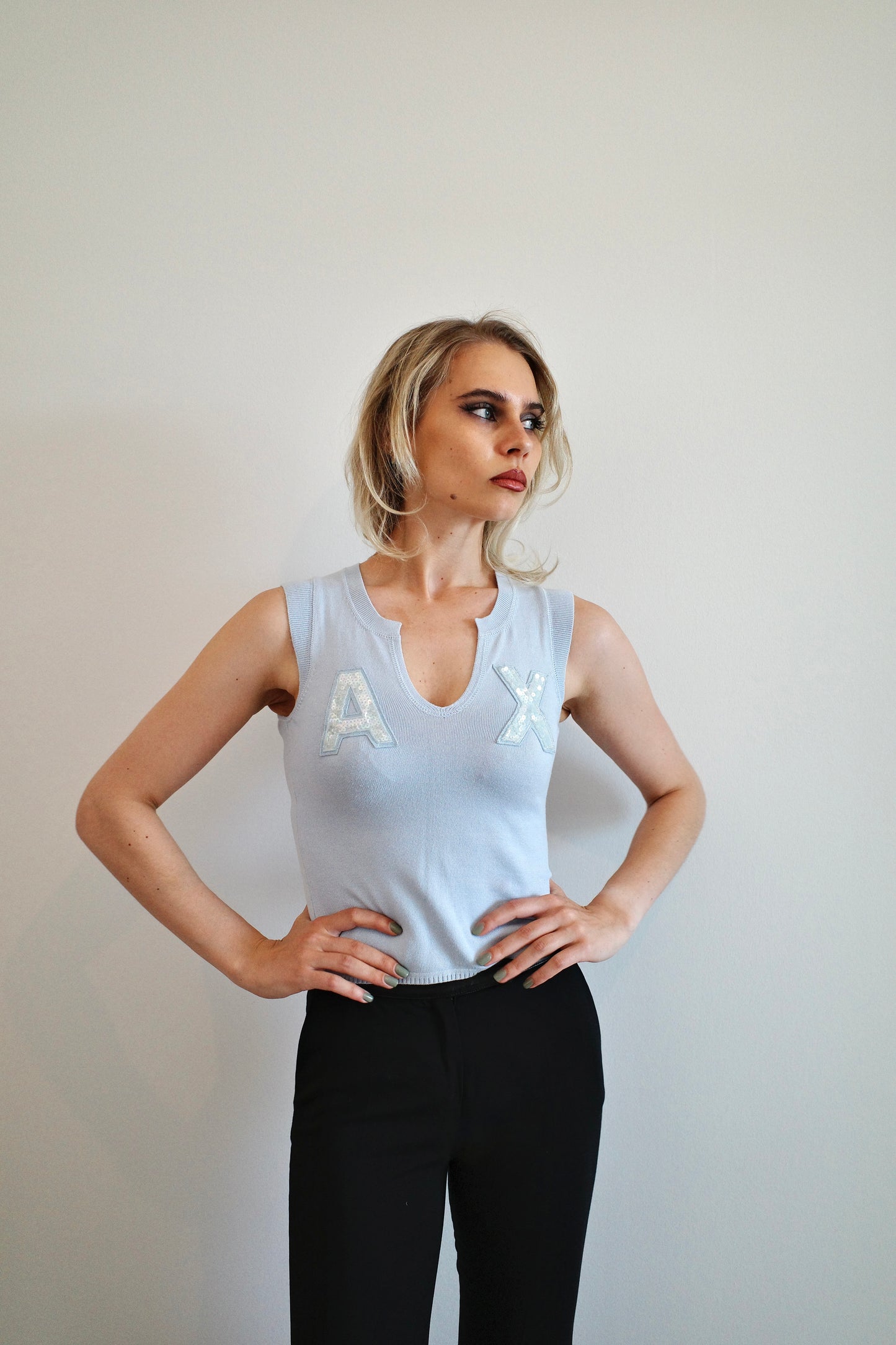 Armani Rhinestone Tanktop