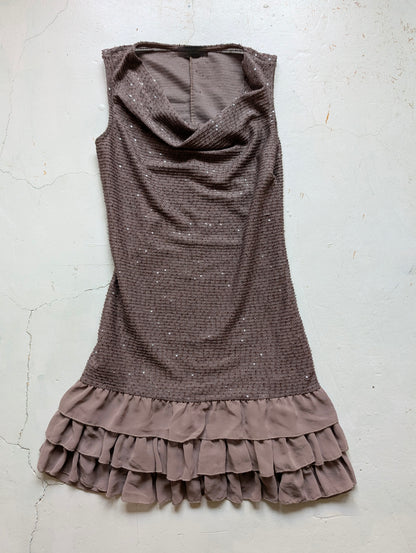 Ruffle Glitter Dress