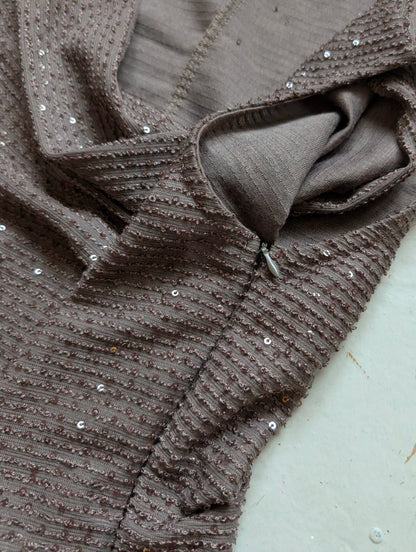 Ruffle Glitter Dress