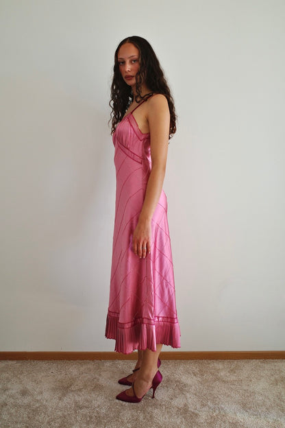PATTY SHELABARGER SILK DRESS