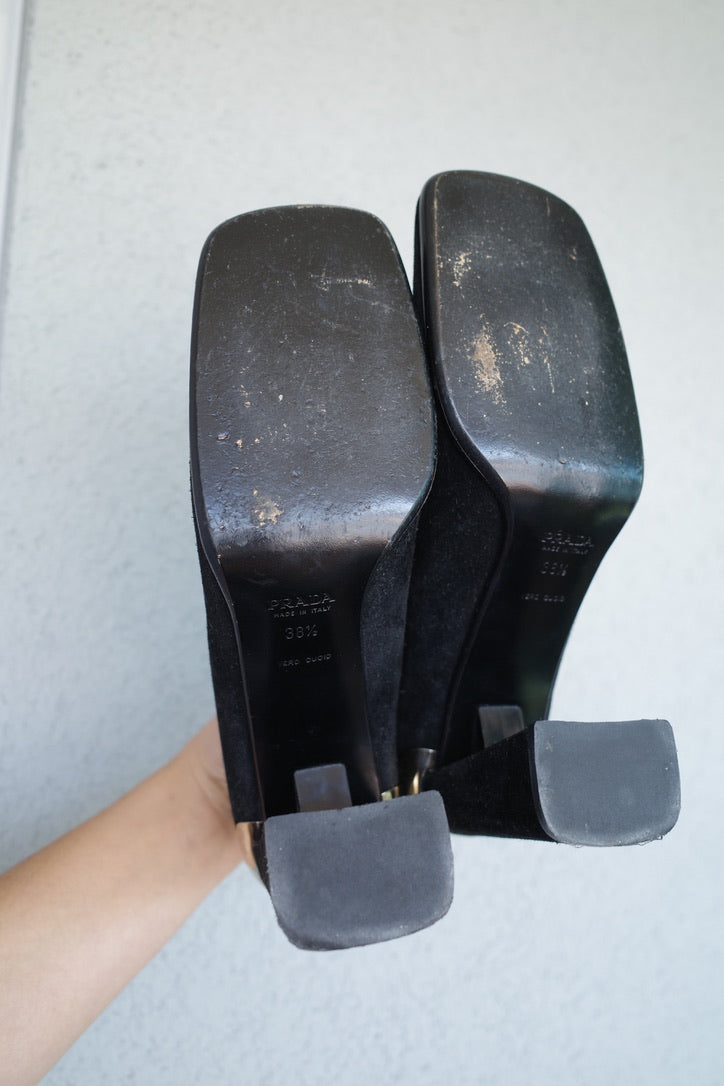 PRADA F/W 1999 SUEDE HEELS
