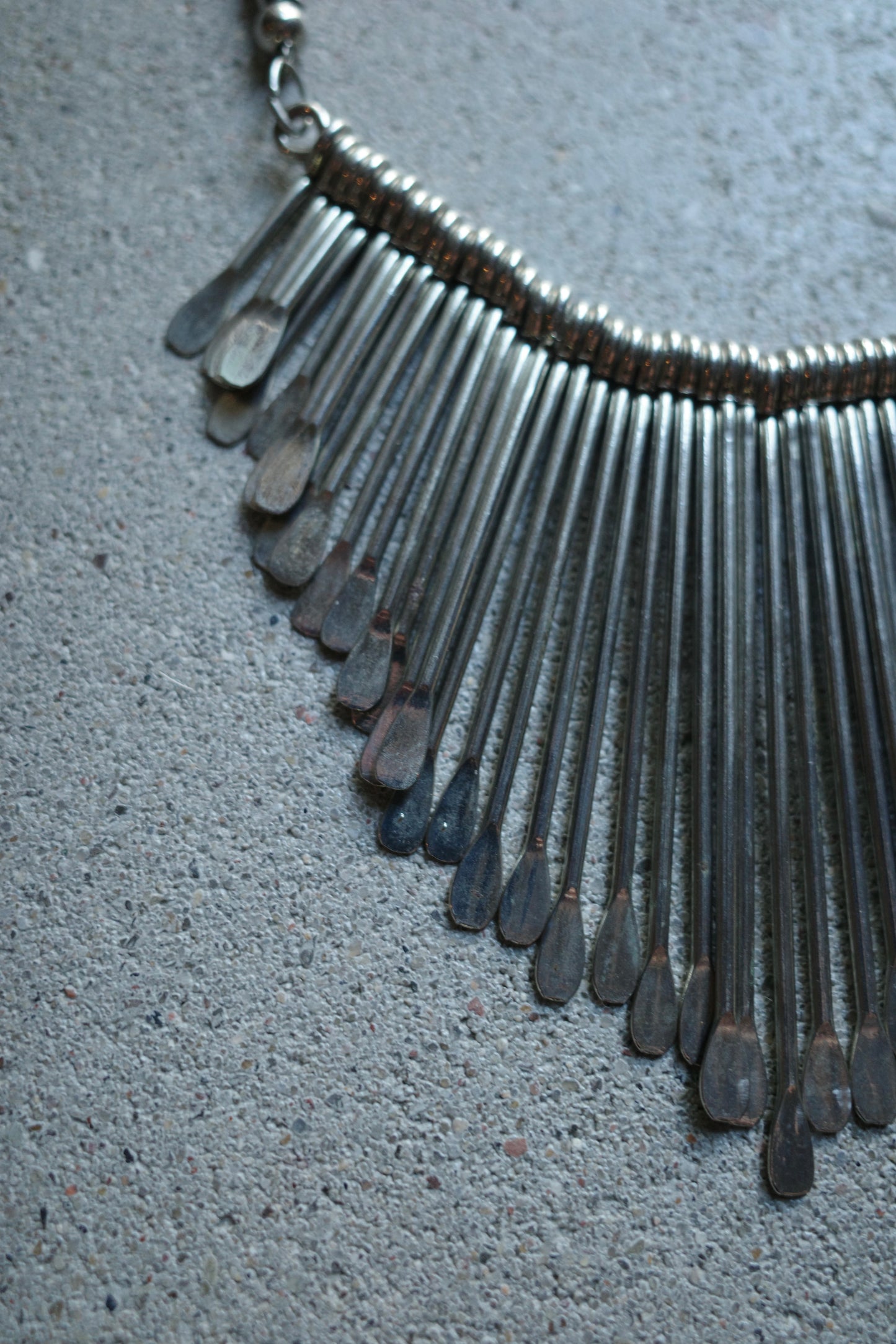 STEEL STATEMENT NECKLACE