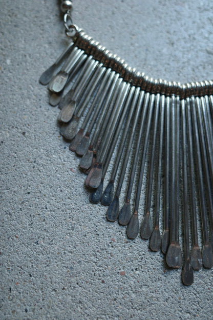 STEEL STATEMENT NECKLACE