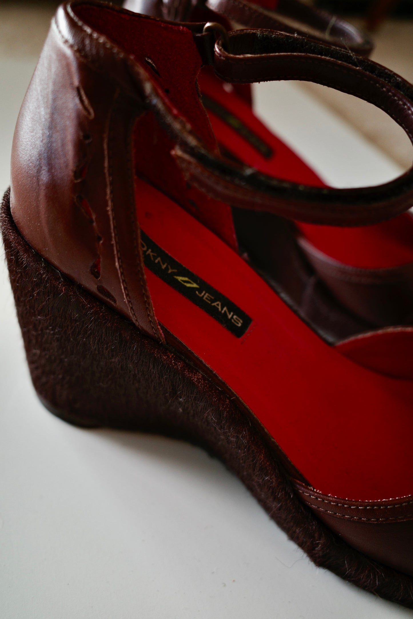 DKNY PONY WEDGES