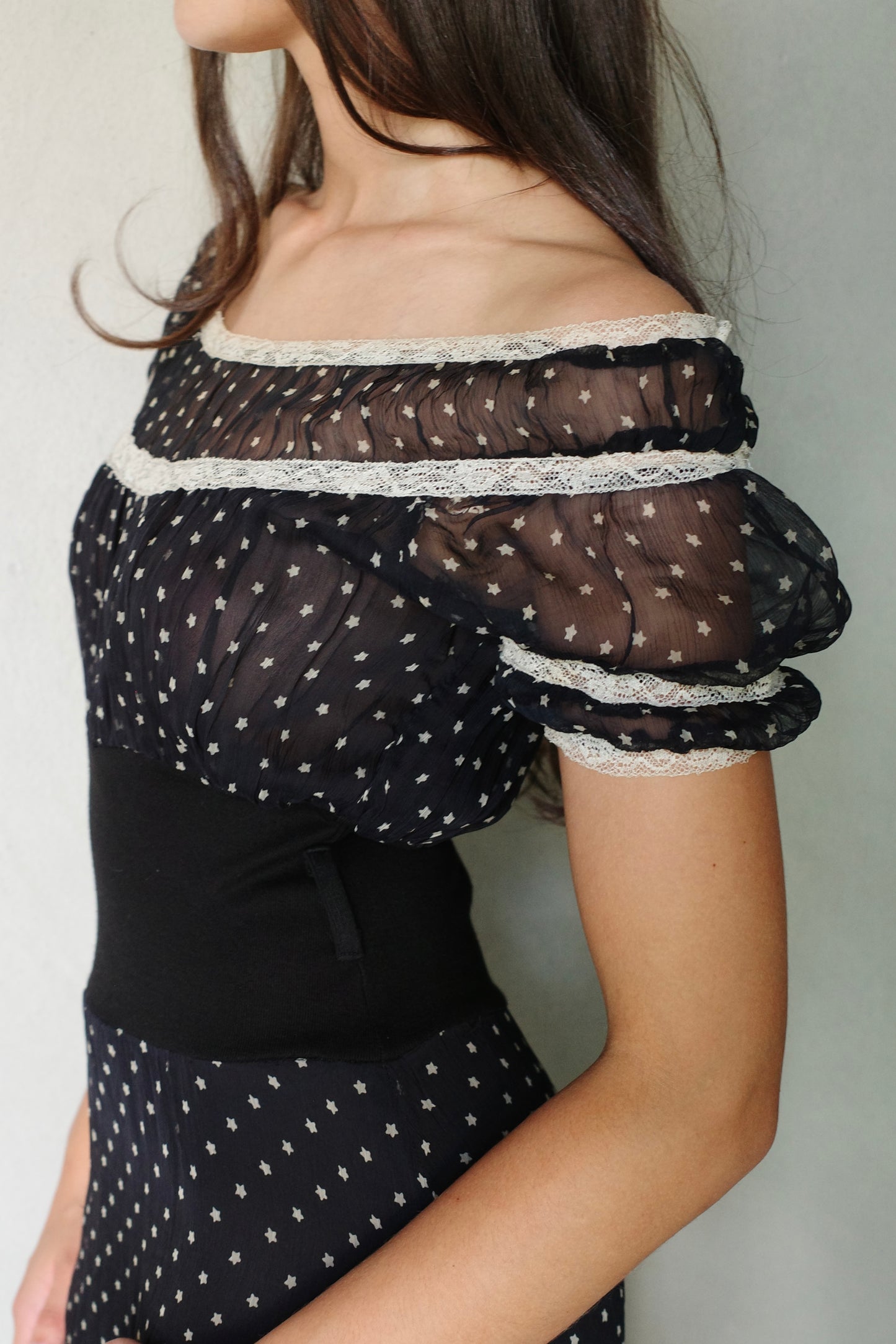 FORNARINA POLKA DOT STAR DRESS