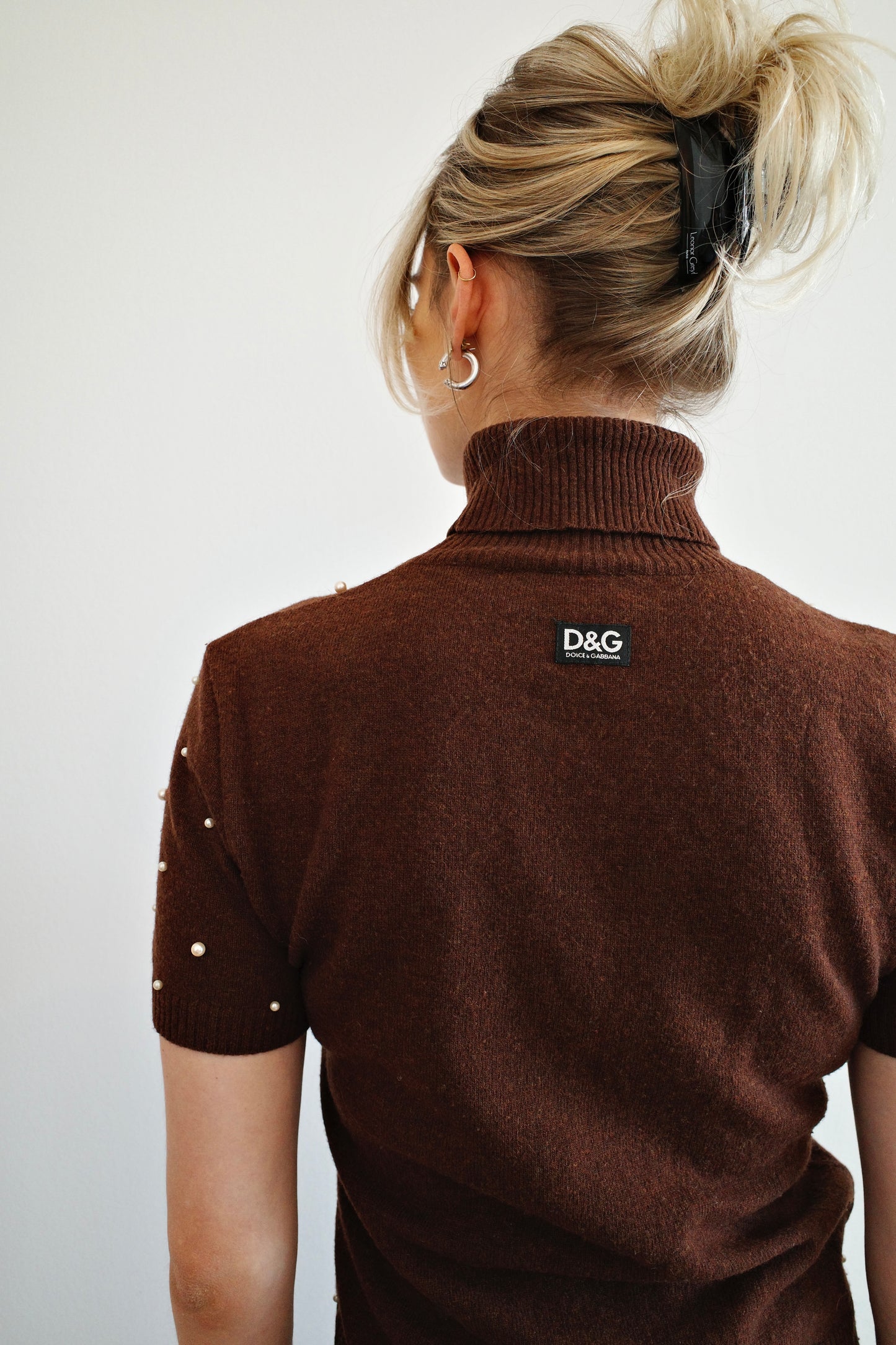 DOLCE & GABBANA PEARL TURLTNECK